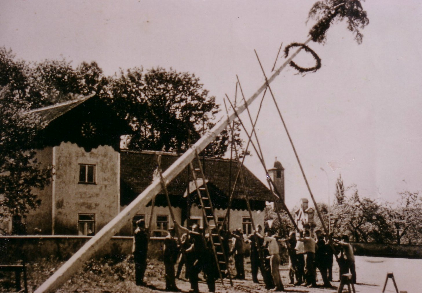Maibaum einst